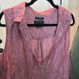 Tahari Women's Pink Sleeveless Top
